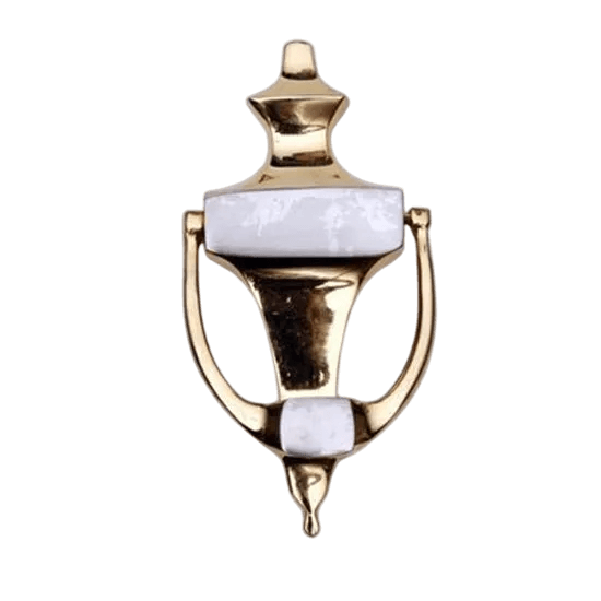 BRASS & MOP DOOR KNOCKER (POLISH)